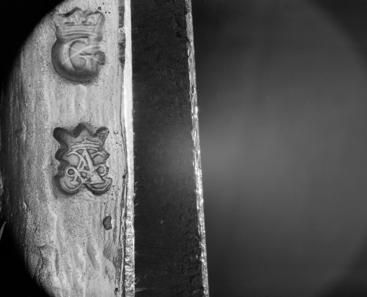 Pair of candlesticks, Jacques Delavigne (master 1714, recorded 1722), Silver, French, Paris