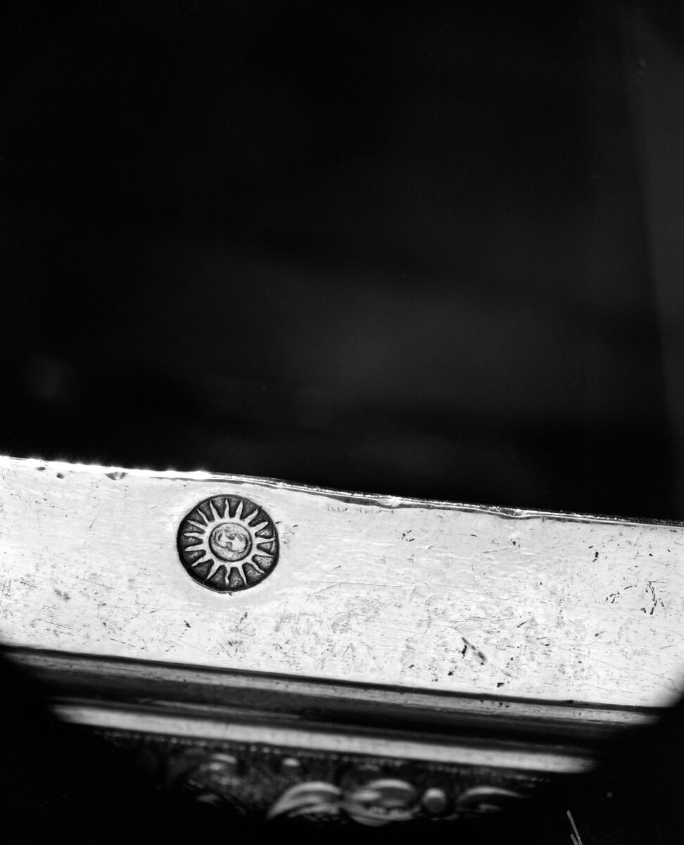 Pair of candlesticks, Jacques Delavigne (master 1714, recorded 1722), Silver, French, Paris