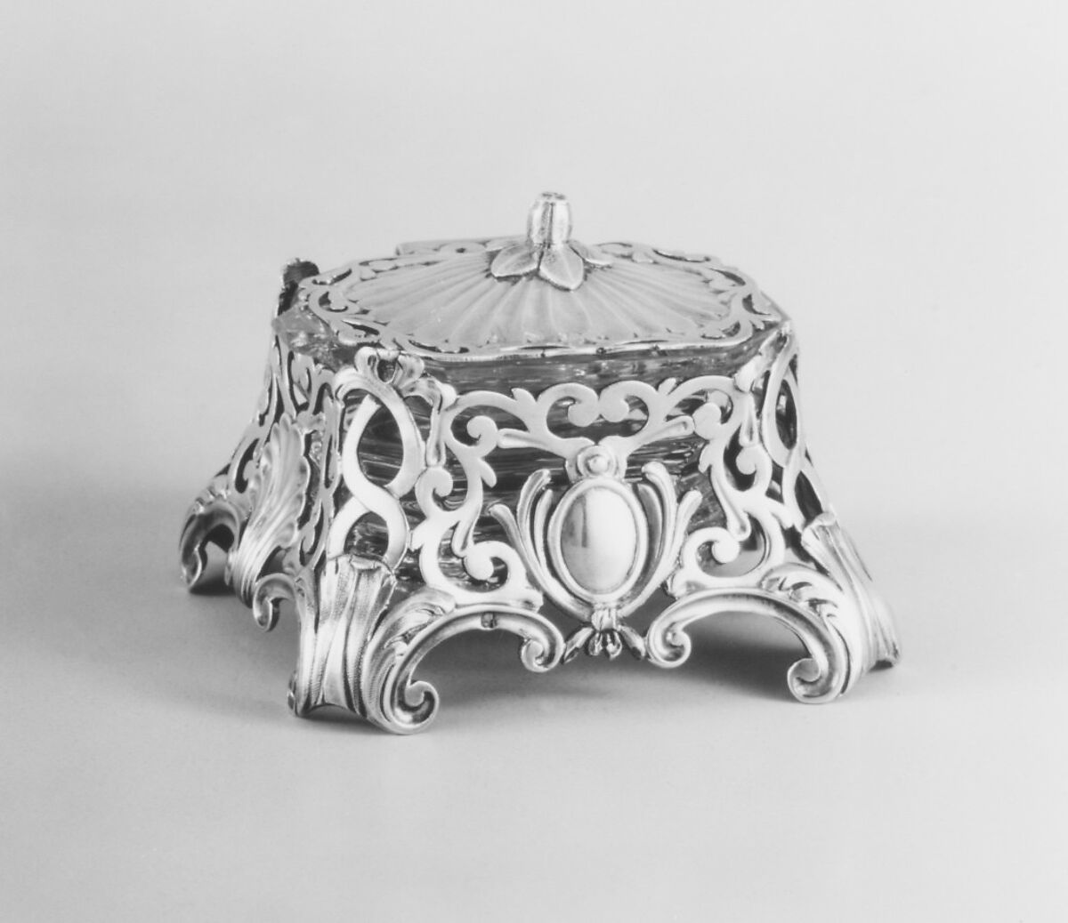 Salt and pepper boxes, Edme-Pierre Balzac (1705–ca. 1786, master 1739, recorded 1781), Silver, French, Paris