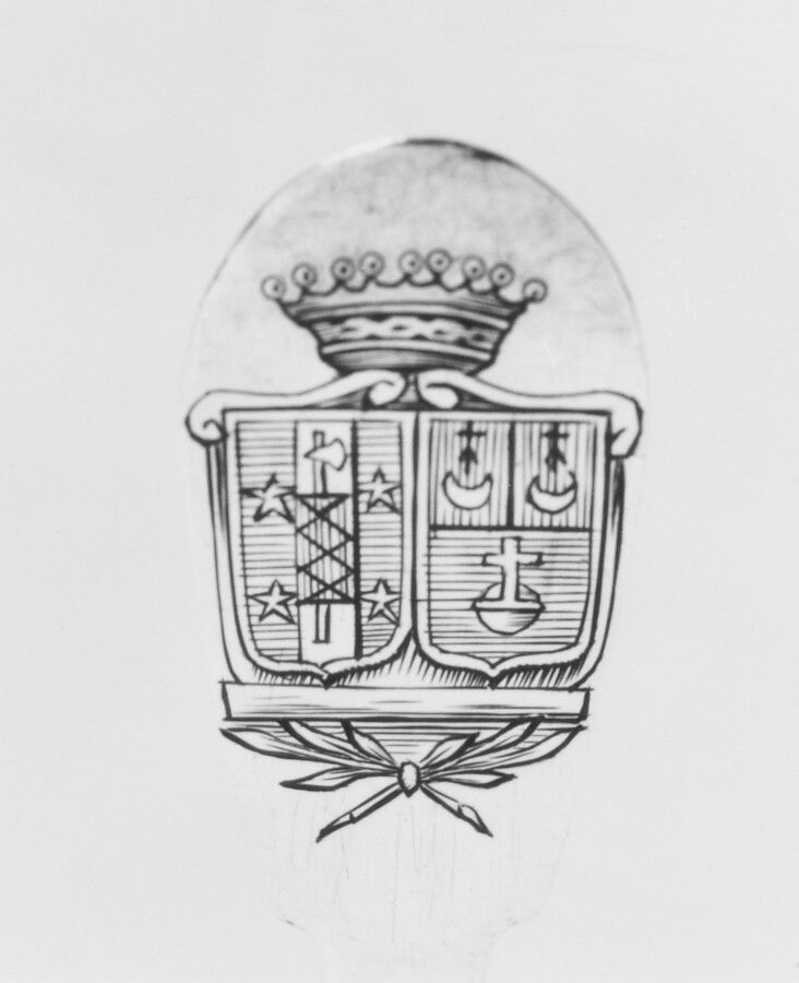 Mustard spoon, Silver, French, Lyons