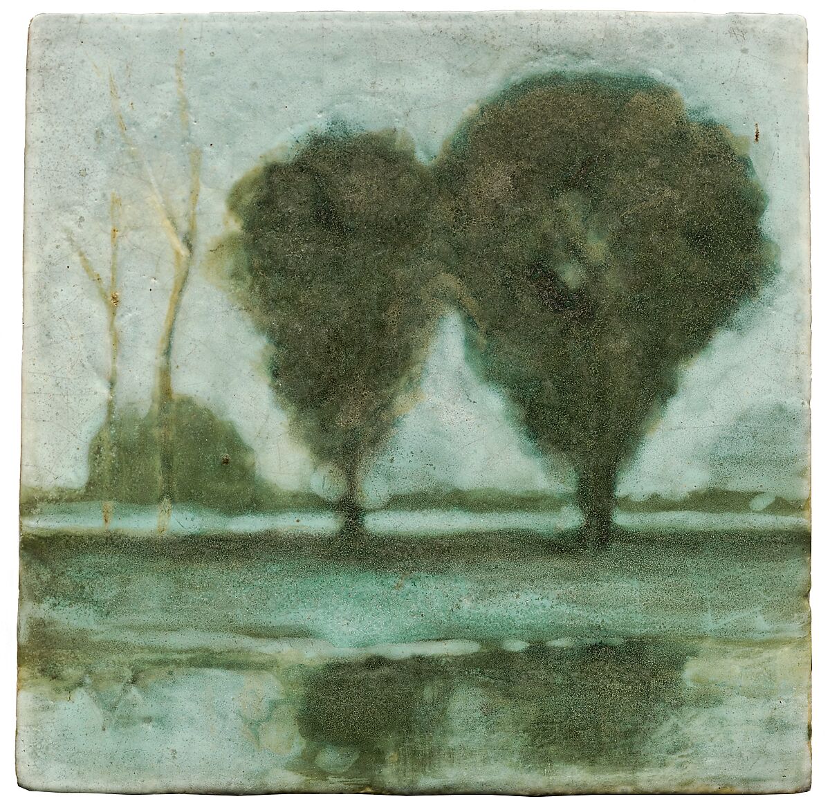 Tile, Charles Volkmar (American, Baltimore, Maryland 1841–1914 Metuchen, New Jersey), Earthenware, American 