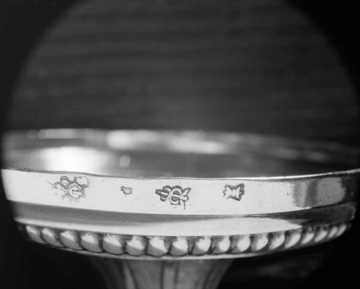 Egg cup, Pierre Soulaine (master 1718, died 1759), Silver, French, Paris