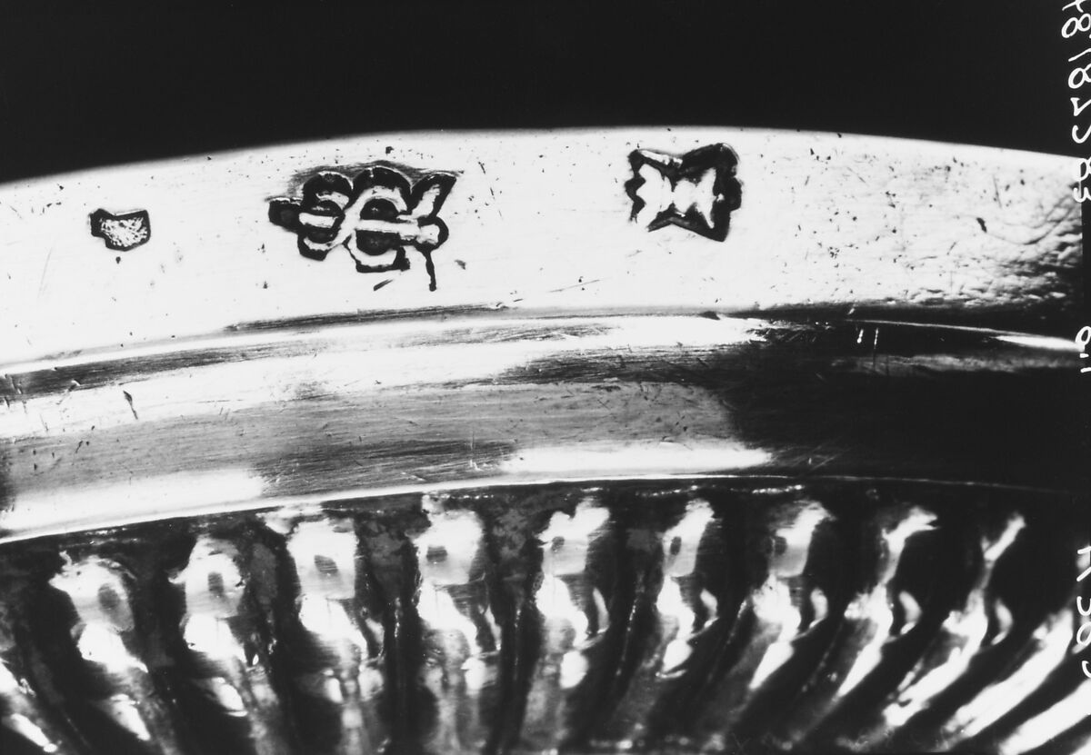 Egg cup, Pierre Soulaine (master 1718, died 1759), Silver, French, Paris