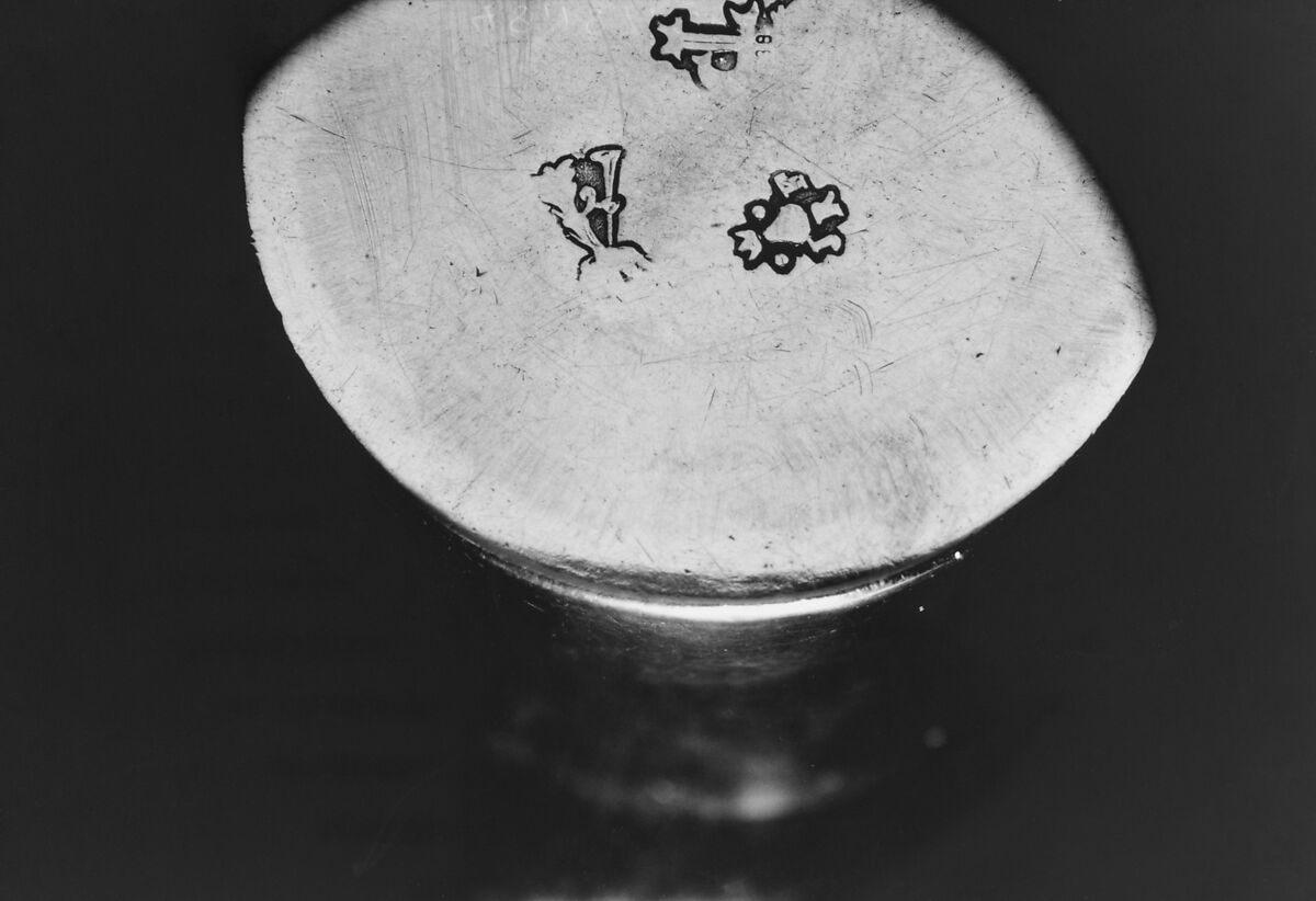 Set of three liqueur cups, Jean-François Roumier (master 1788, recorded 1793), Silver, French, Paris