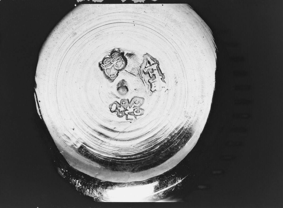 Set of six liqueur cups, Jacques Charles Chambert (master 1760, active 1788), Silver, French, Versailles (Paris Mint)