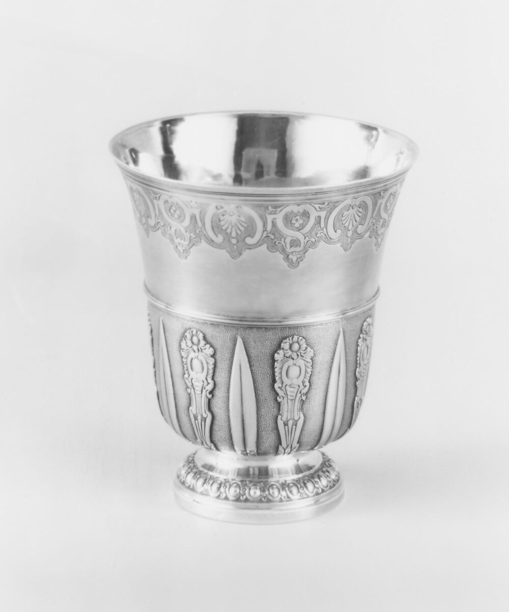 Beaker, Antoine Plot (French, 1701–1772, master 1729), Silver, French, Paris 