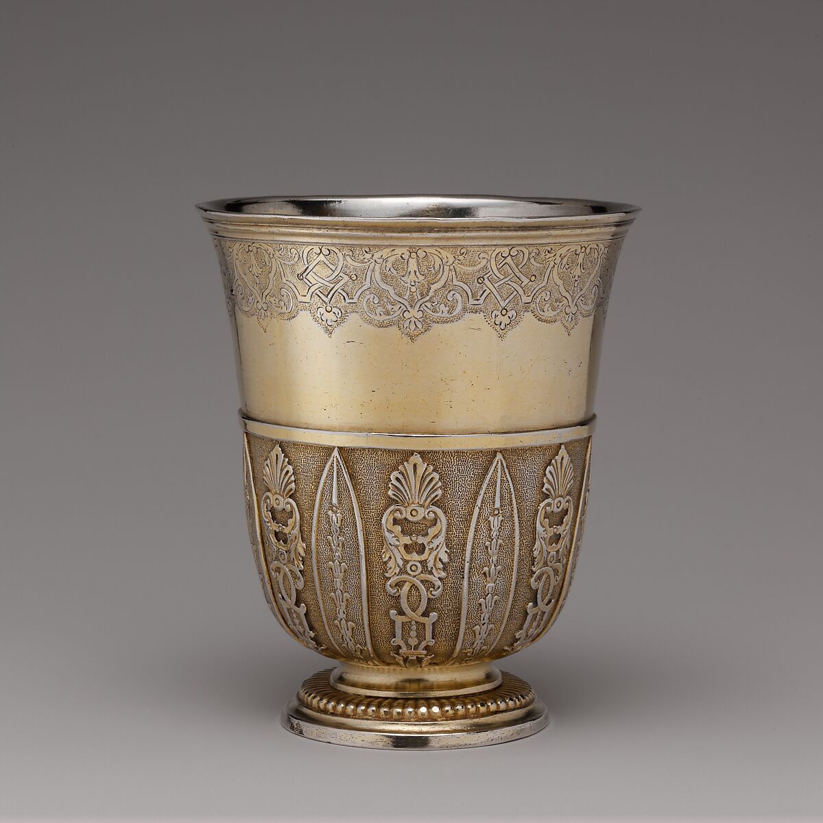 Beaker, Gilded silver, French, Paris 