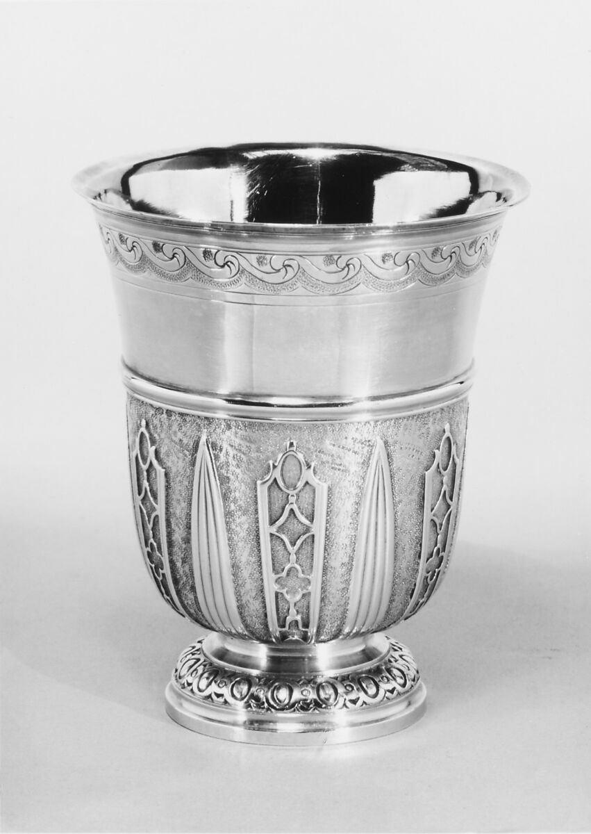 Beaker, Jean-Baptiste Brissot (or Brisseau) (master at Bray 1744, master at Meaux 1745, died 1775), Silver, French, Meaux (Paris Mint) 