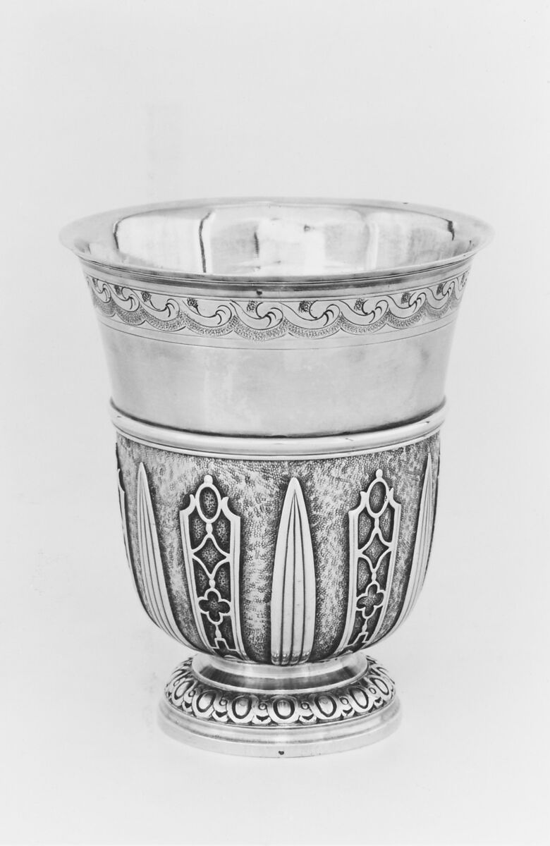 Beaker, Jean-Baptiste Brissot (or Brisseau) (master at Bray 1744, master at Meaux 1745, died 1775), Silver, French, Meaux (Paris Mint)