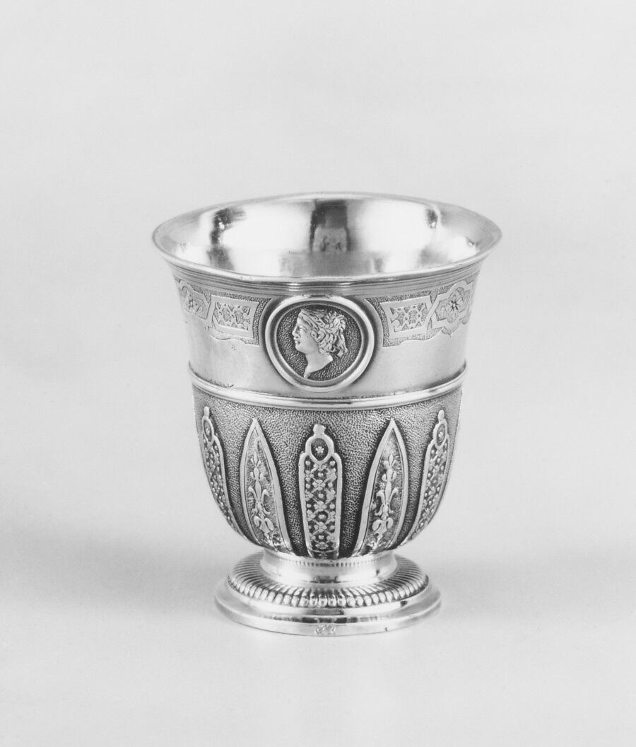 Beaker (one of a pair), Probably Jacques Filassier (master 1718, active 1730), Silver, French, Paris 