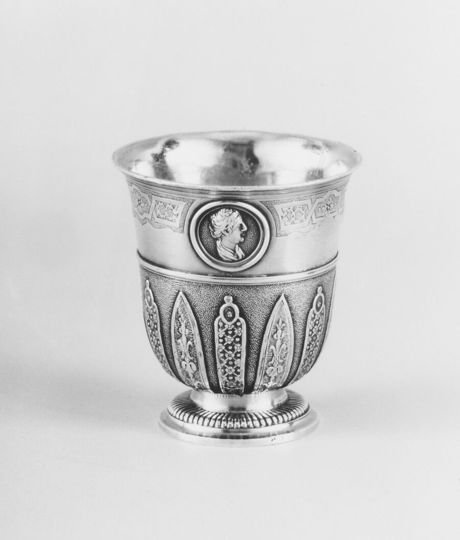 Beaker (one of a pair), Probably Jacques Filassier (master 1718, active 1730), Silver, French, Paris 