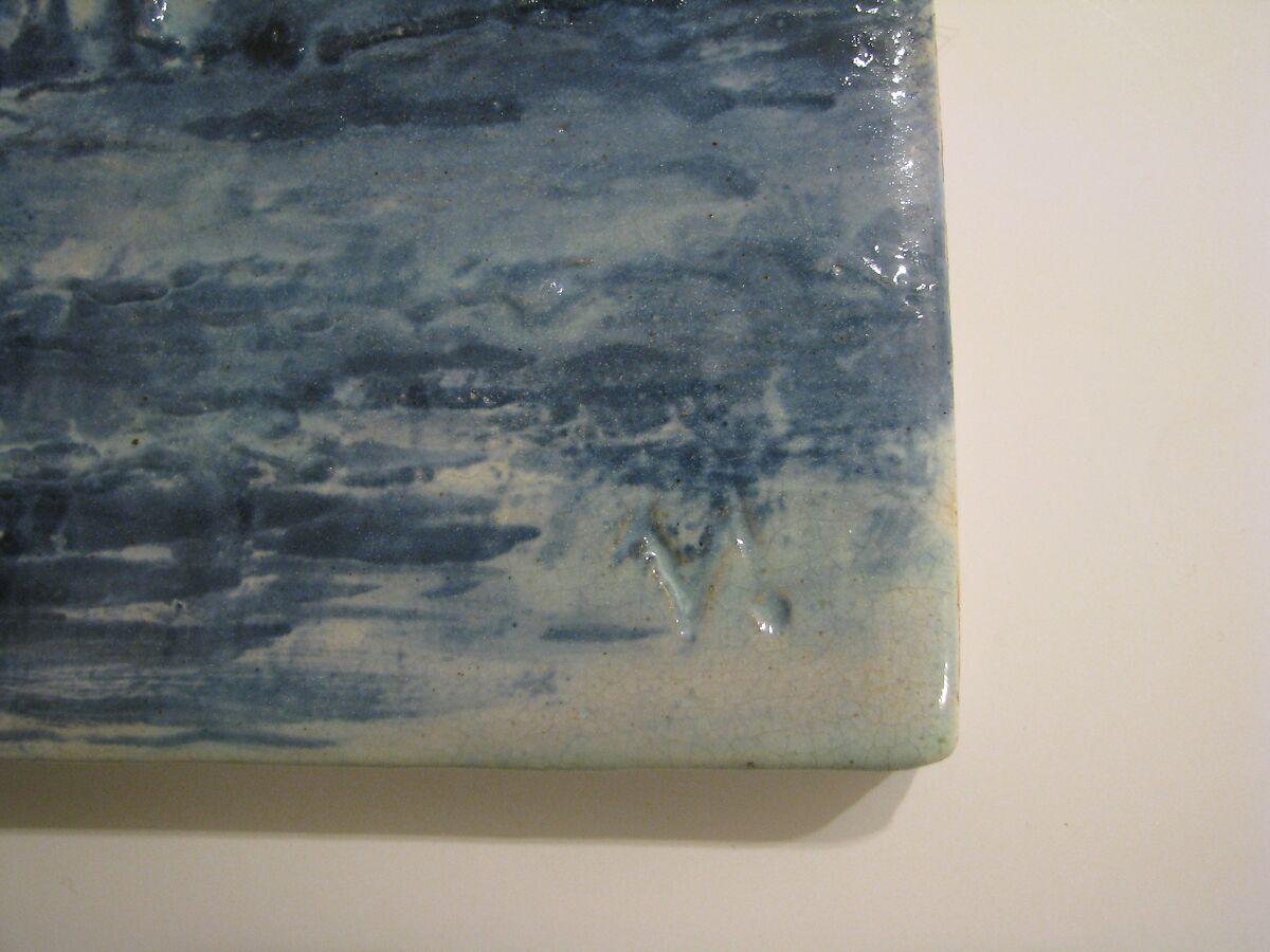 Tile, Charles Volkmar (American, Baltimore, Maryland 1841–1914 Metuchen, New Jersey), Earthenware, American