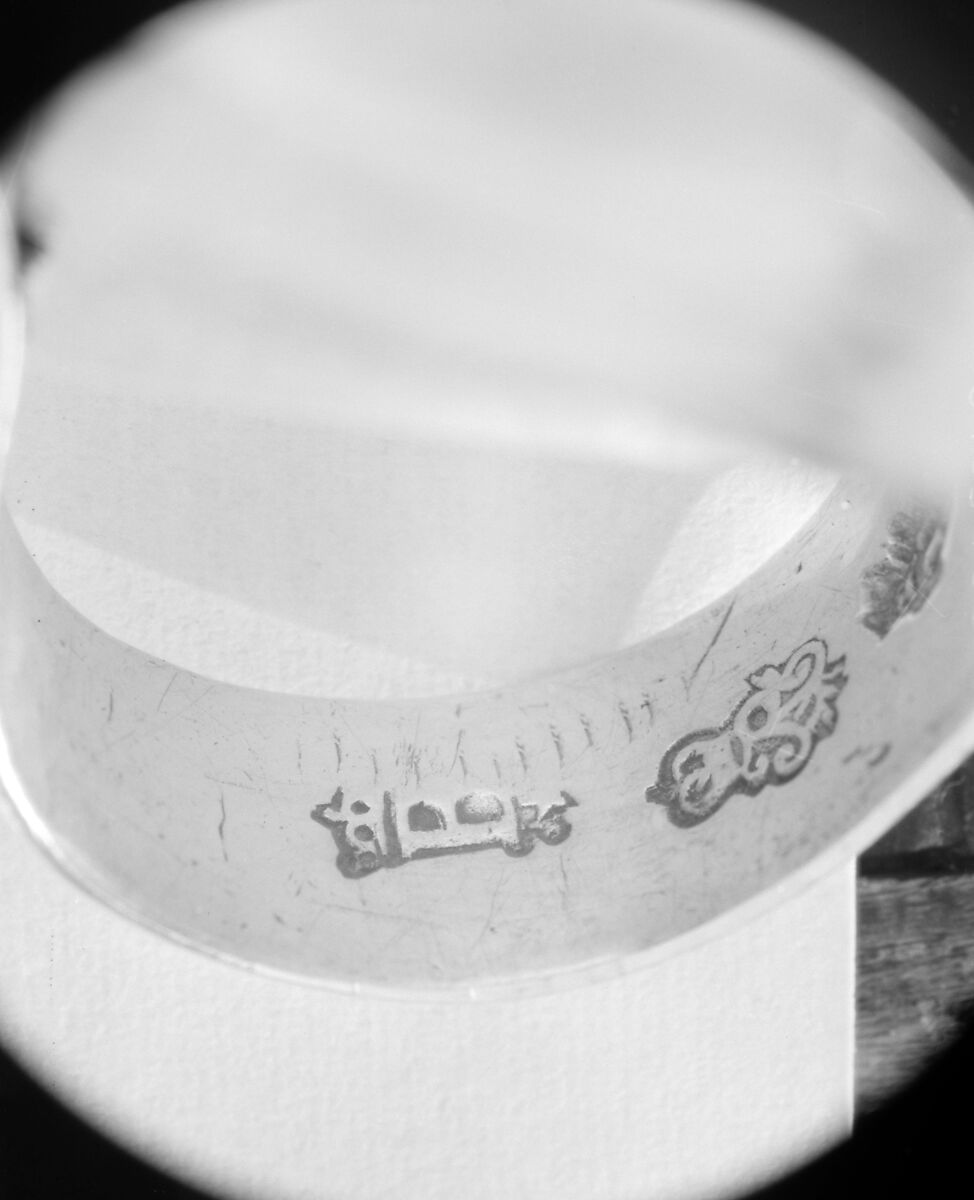 Wine taster, Jacques Hanappier (master 1730), Silver, French, Orléans