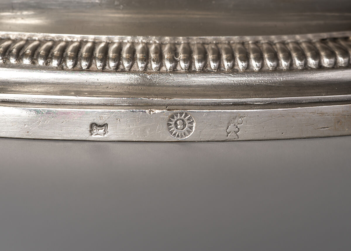 Glove tray, M(?).B., Silver, French, Paris