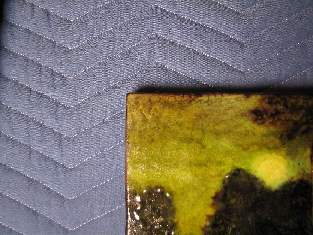 Tile, Charles Volkmar (American, Baltimore, Maryland 1841–1914 Metuchen, New Jersey), Earthenware, American