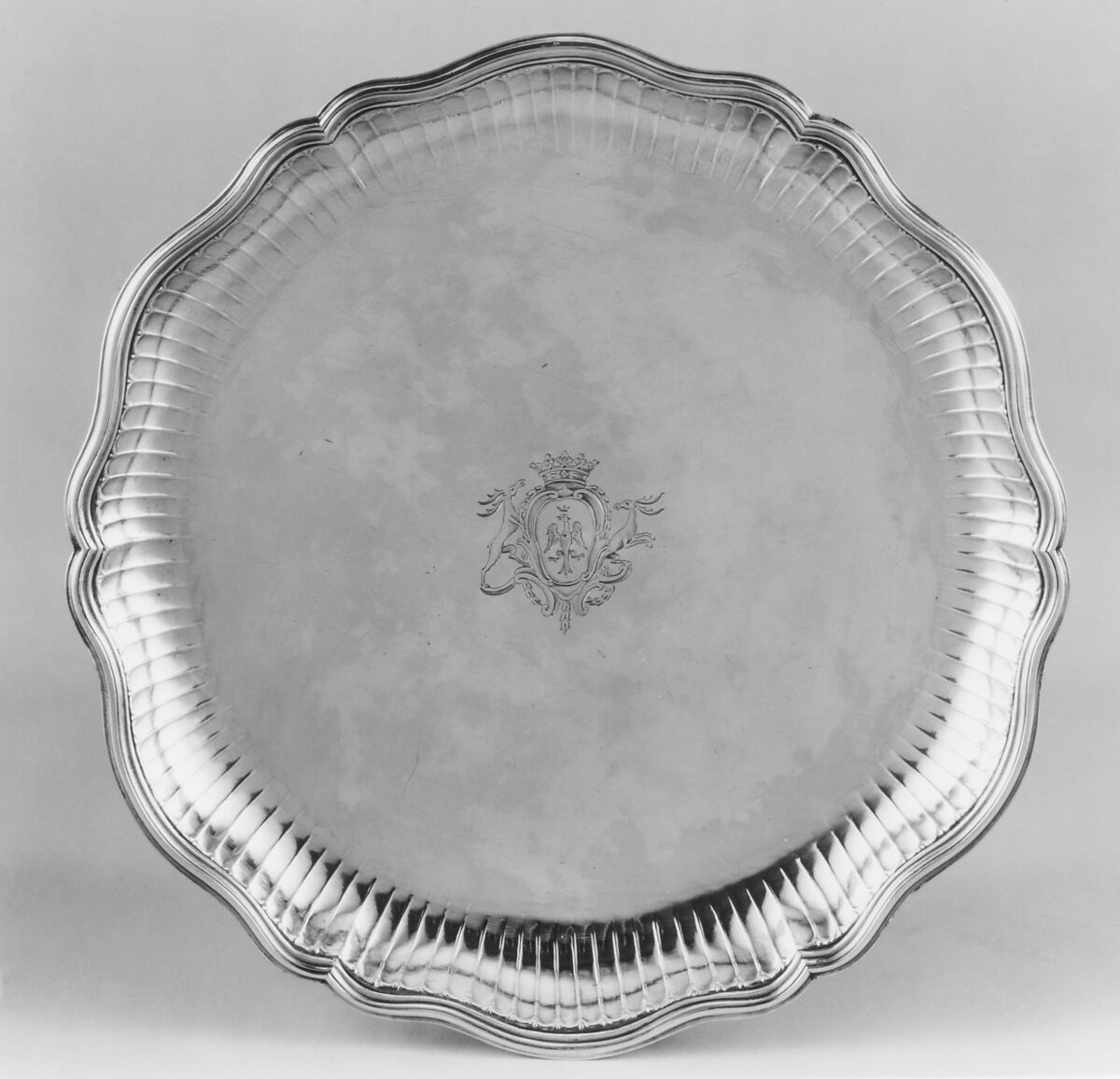 Dish, Antoine Bertrand (master 1759), Silver, French, Draguignan (Aix Mint)