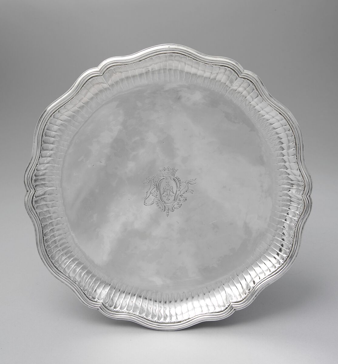 Dish, Antoine Bertrand (master 1759), Silver, French, Draguignan (Aix Mint) 