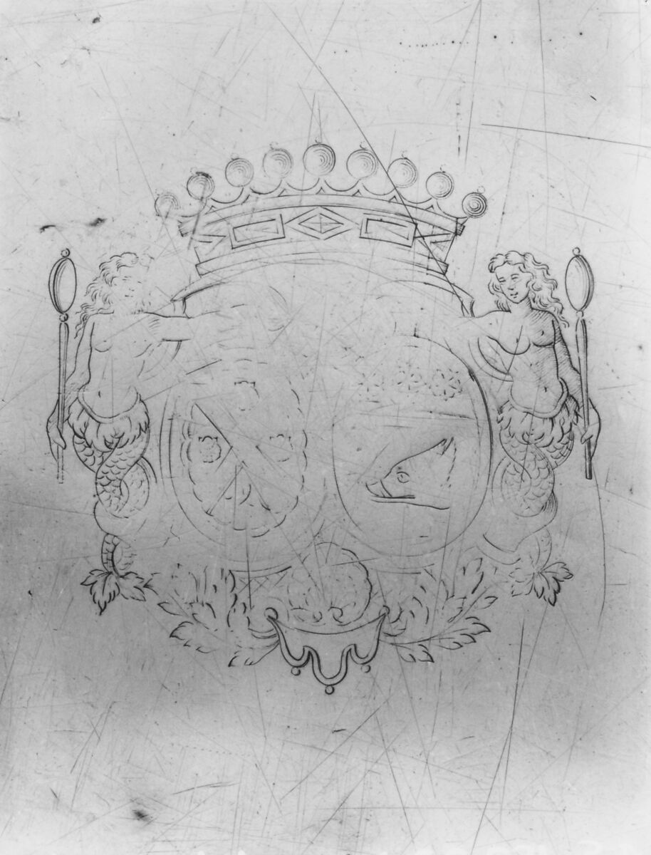 Dish, Possibly Pierre II Demange (master 1723, active 1781), Silver, French, Poitiers