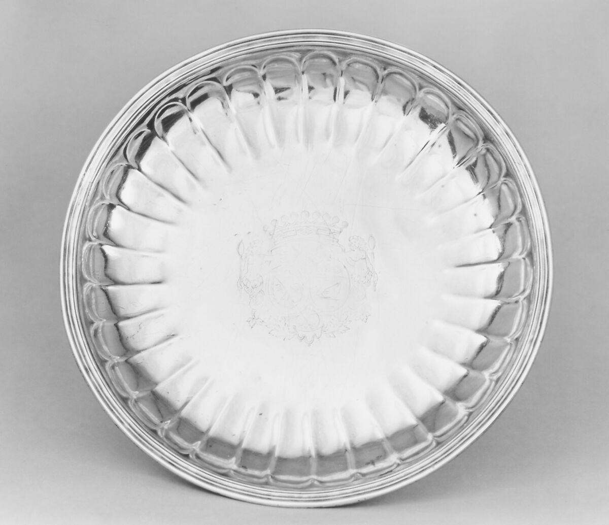 Dish, Possibly Pierre II Demange (master 1723, active 1781), Silver, French, Poitiers