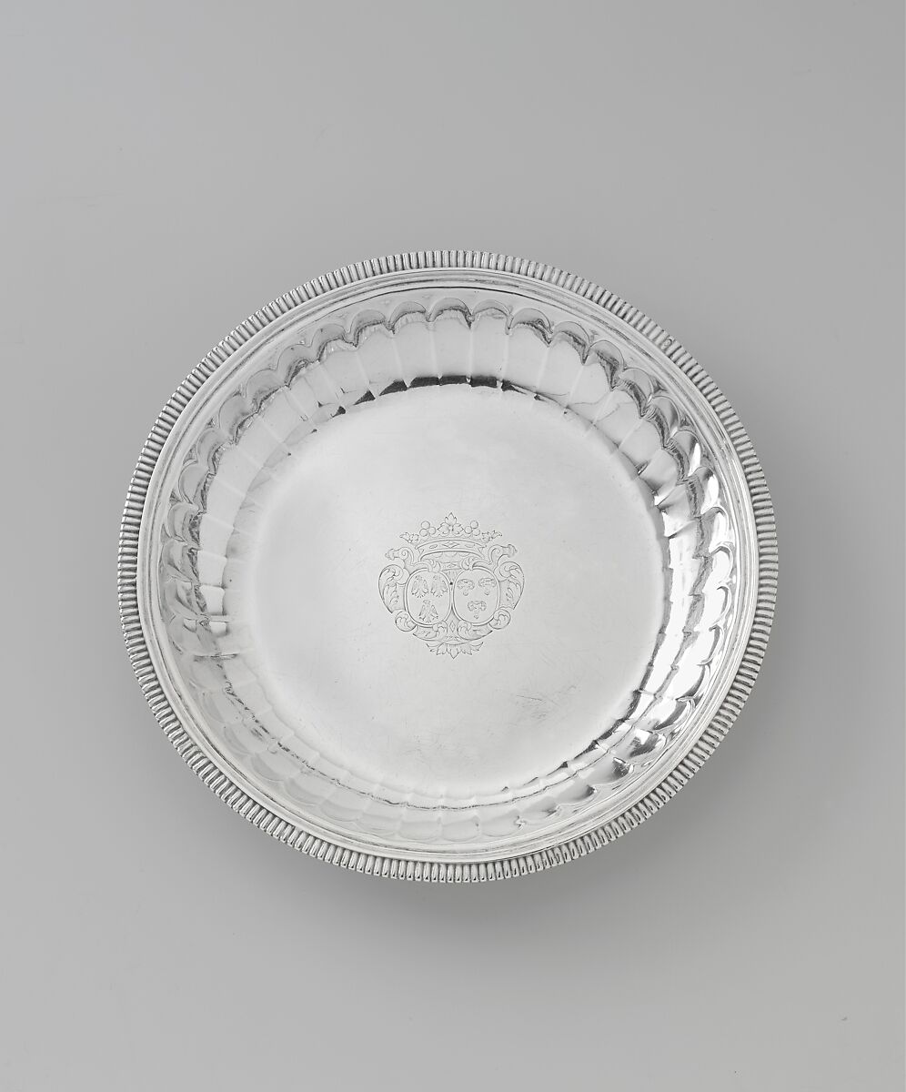 Dish (one of a pair), Jérôme Rebillé (1685–1740, master 1717), Silver, French, Rennes 