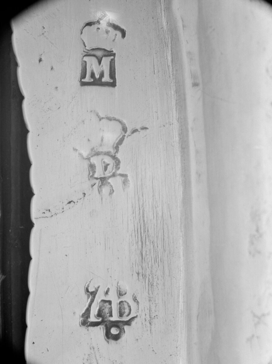 Salver, Possibly by D.I.I., Silver, French, Bayonne