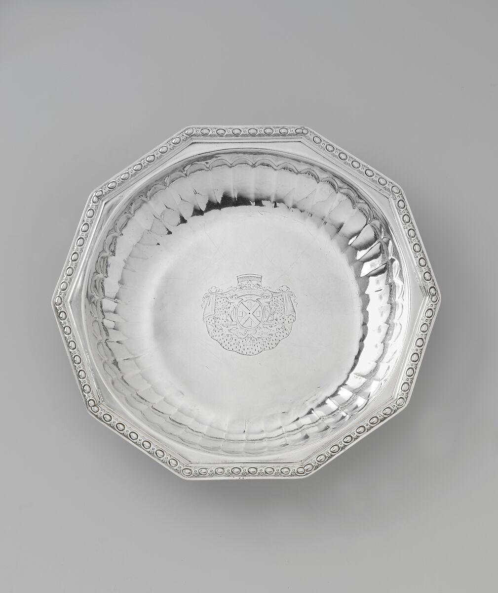 Dish (one of a pair), Jean-Baptiste I Buchet (master 1724, retired 1771) or, Silver, French, Rennes 