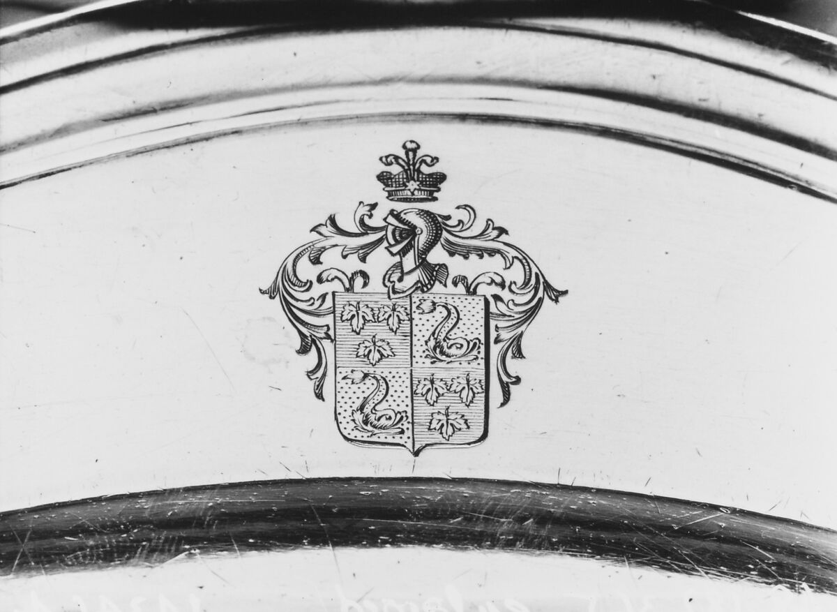 Platter (one of a set, of graduated sizes), Jacques Bernier (master 1781, recorded 1793), Silver, French, Paris