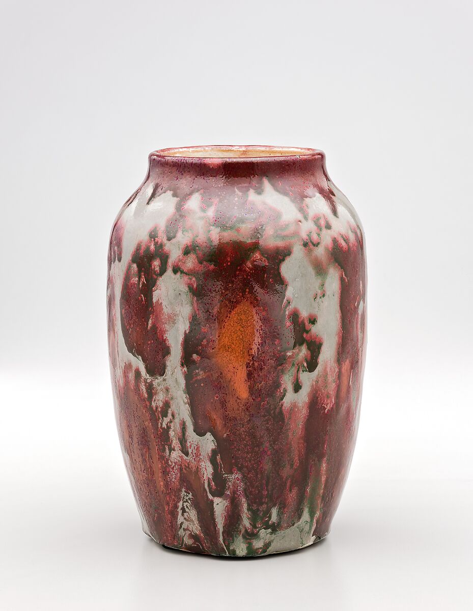 Vase, Dedham Pottery (1895–1943), Stoneware, American 