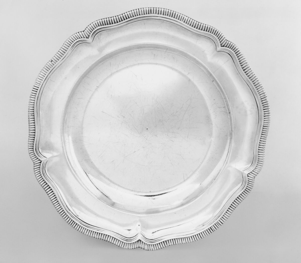 Plate, Alexis Micalef (master 1756, transferred to Lyons 1773, active Lyons 1788), Silver, French, Paris 