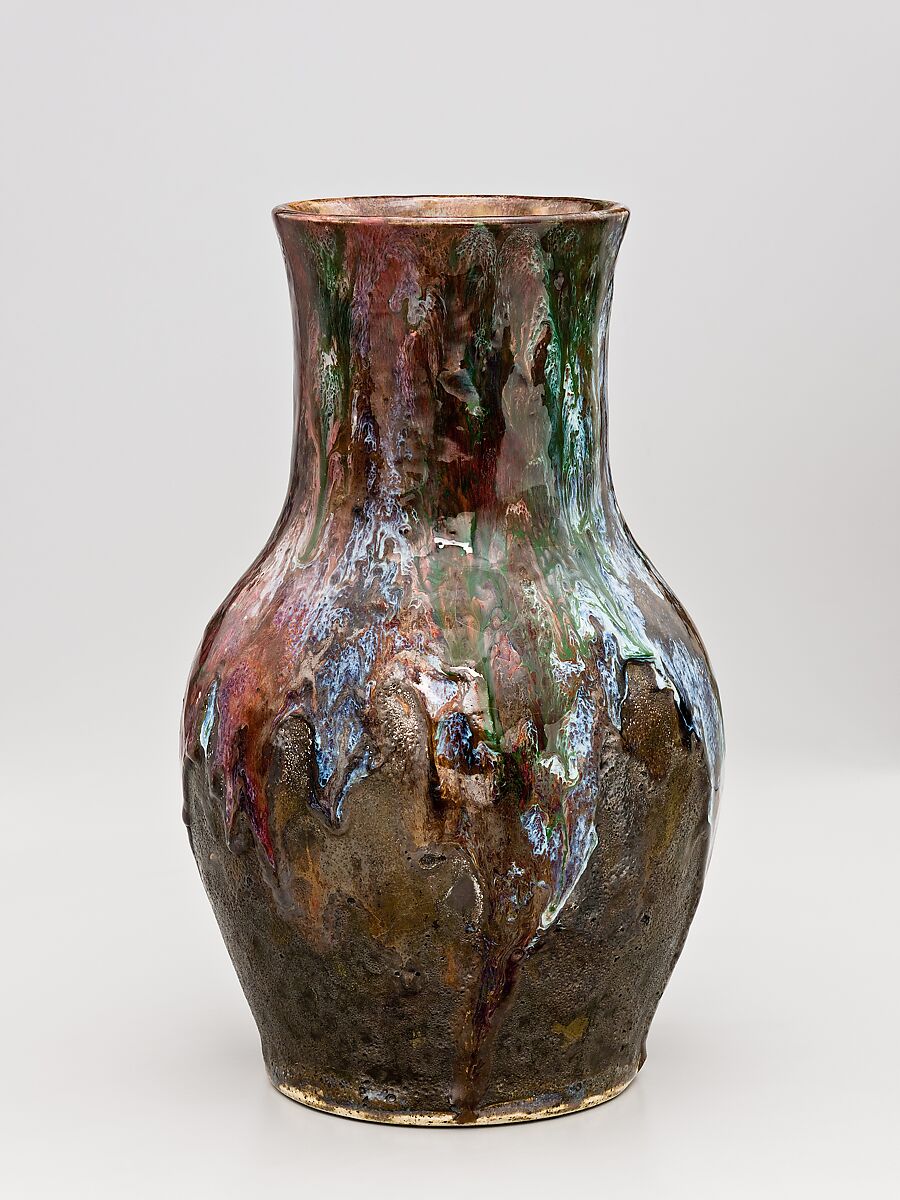 Vase, Dedham Pottery (1895–1943), Stoneware, American 