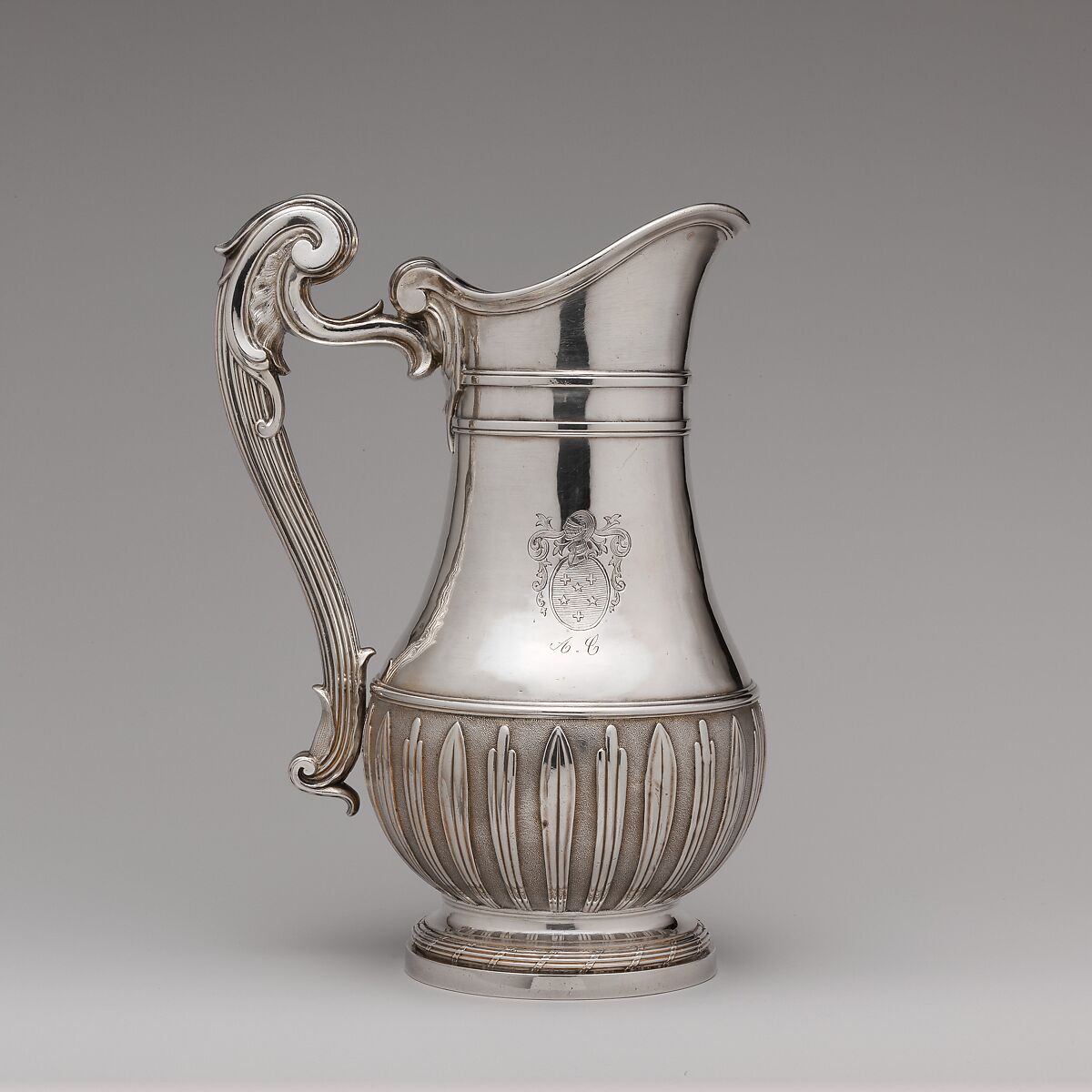 Ewer, Thomas Germain (1674–1748, master 1720), Silver, French, Paris