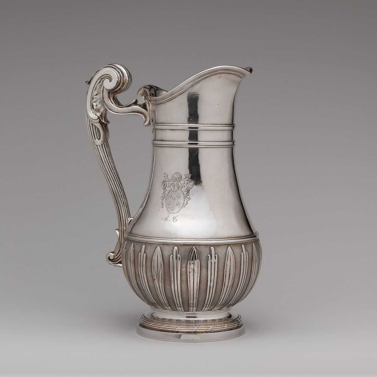 Ewer, Thomas Germain (1674–1748, master 1720), Silver, French, Paris 