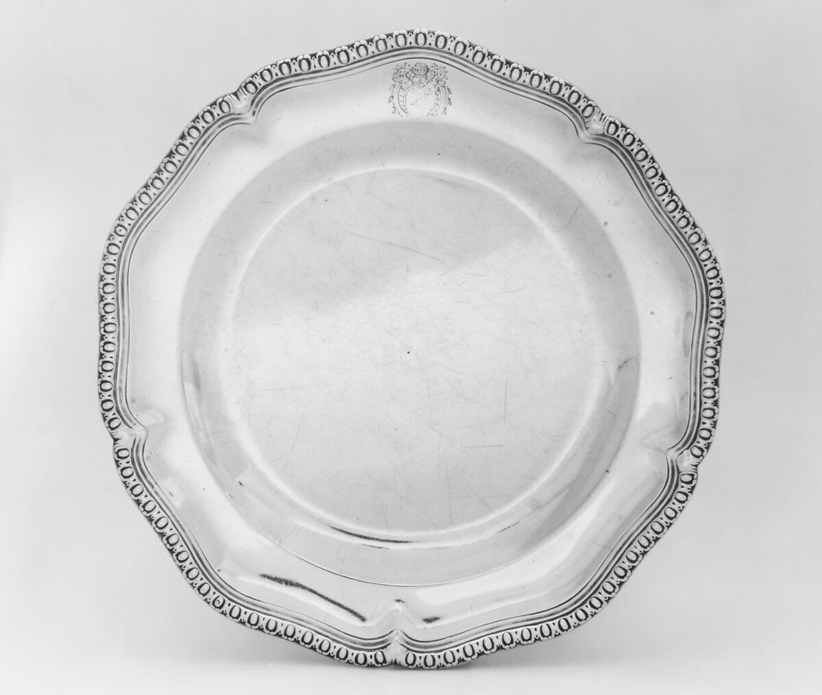 Plate, Silver, French, Paris 