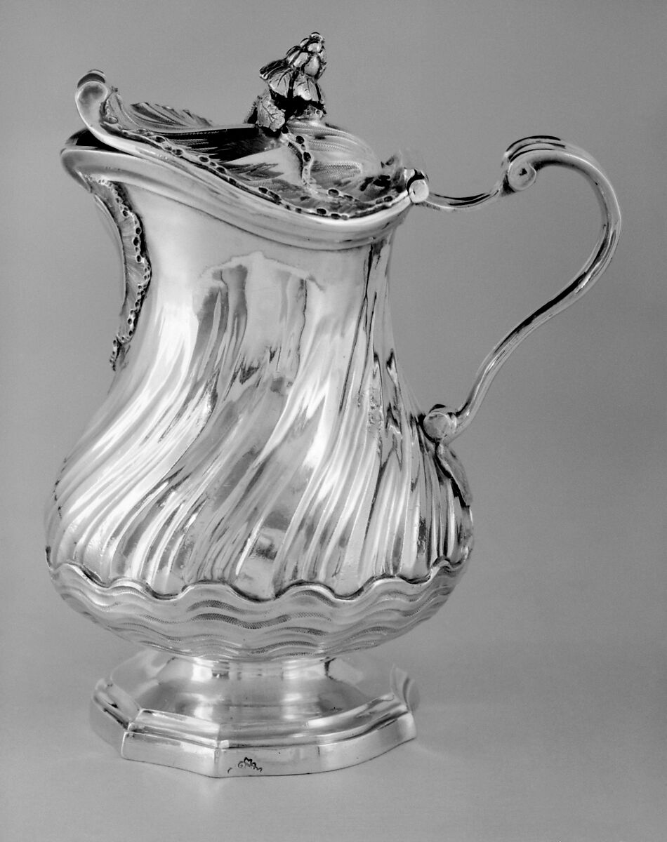 Mustard pot or milk pot, Jean-Baptiste-François Chéret (1728, master 1759, recorded up to 1791), Silver, French, Paris 