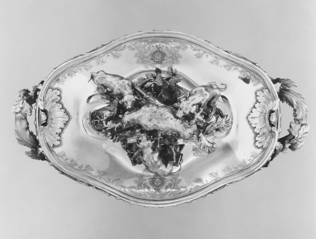 Tureen with cover, Edme-Pierre Balzac (1705–ca. 1786, master 1739, recorded 1781), Silver, French, Paris