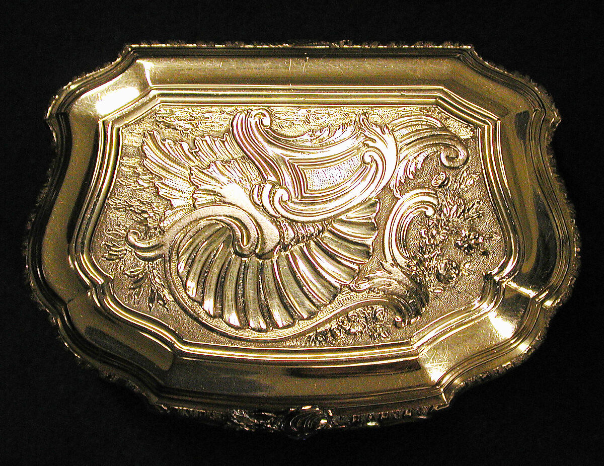 Snuffbox, Daniel Govaers (or Gouers) (French, master 1717, active 1736), Gold, rubies, diamonds, French, Paris