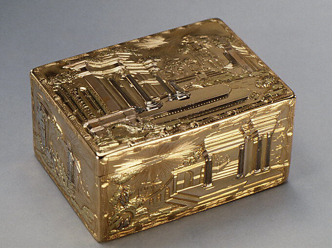 Snuffbox, Louis Charonnat (French, master 1748, retired 1780), Gold, French, Paris 