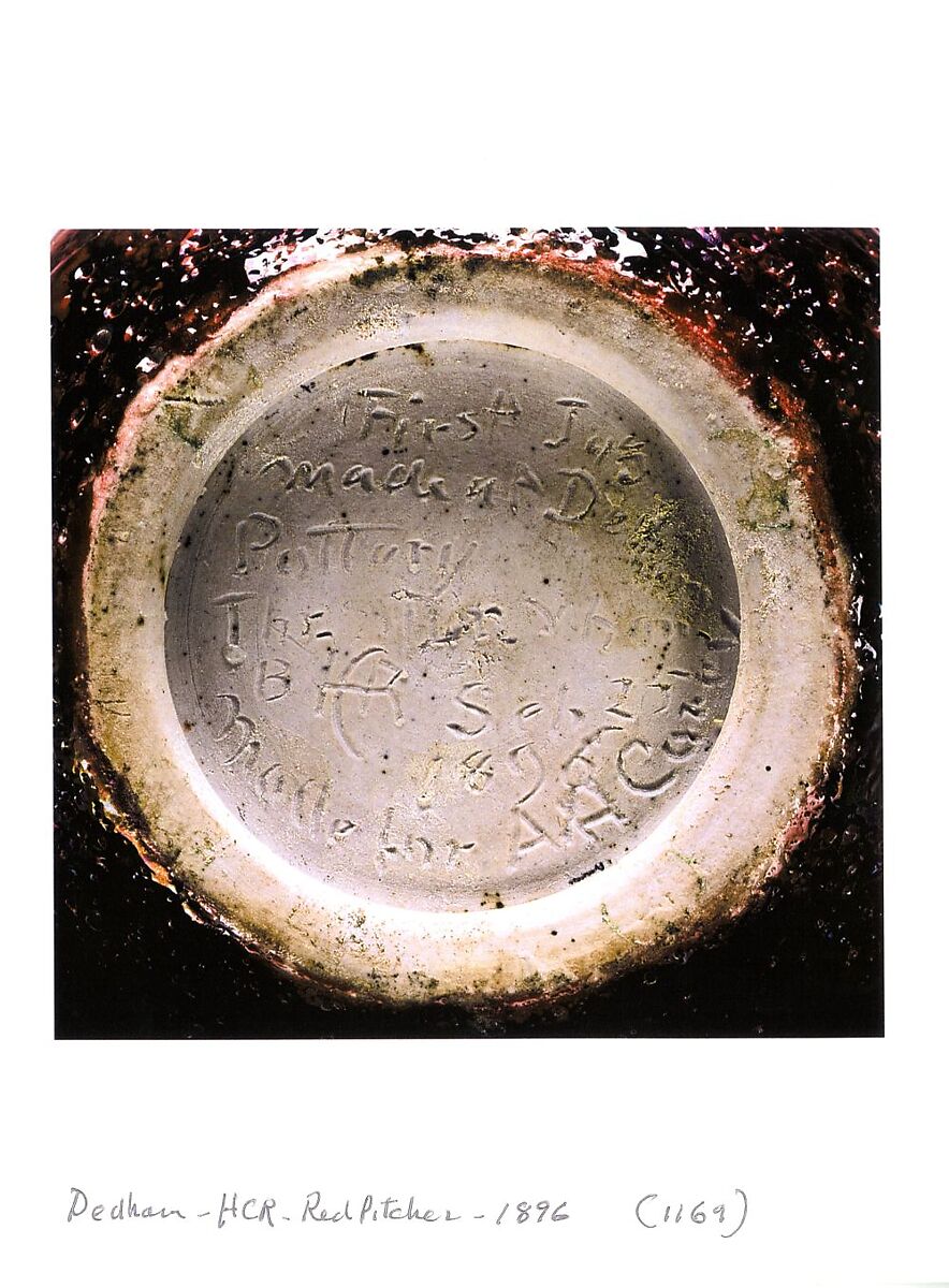 Pitcher, Dedham Pottery (1895–1943), Stoneware, American