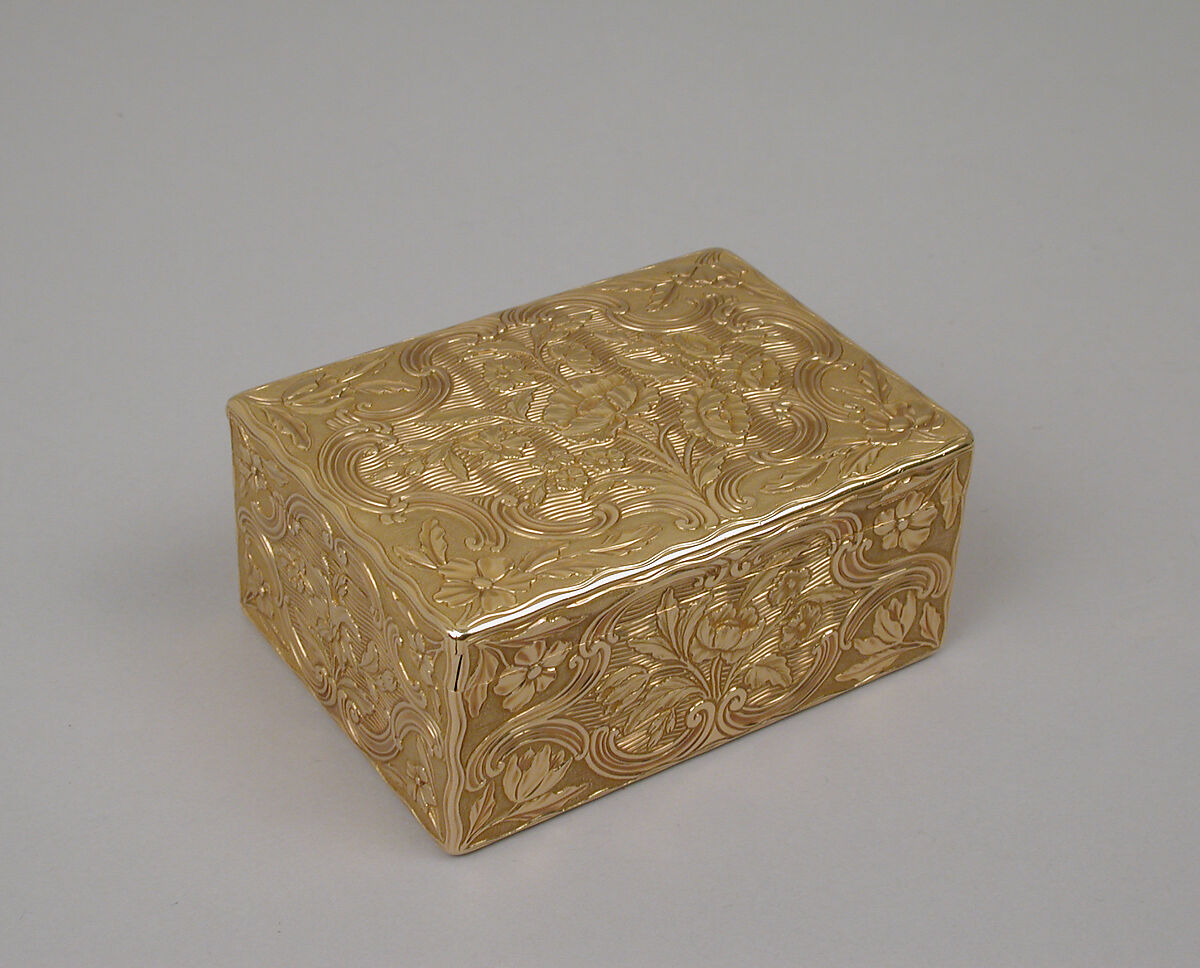 Snuffbox, Gold, French, Paris