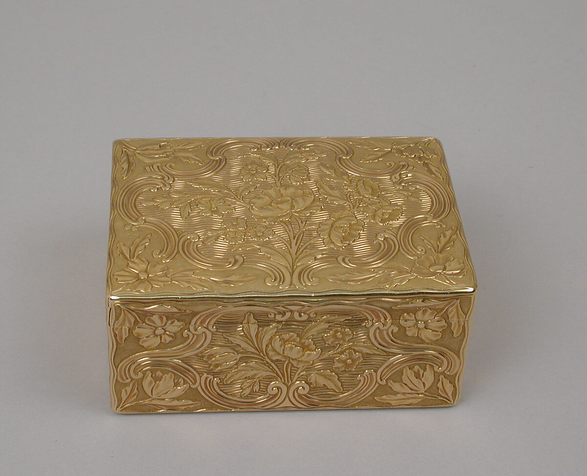 Snuffbox, Gold, French, Paris