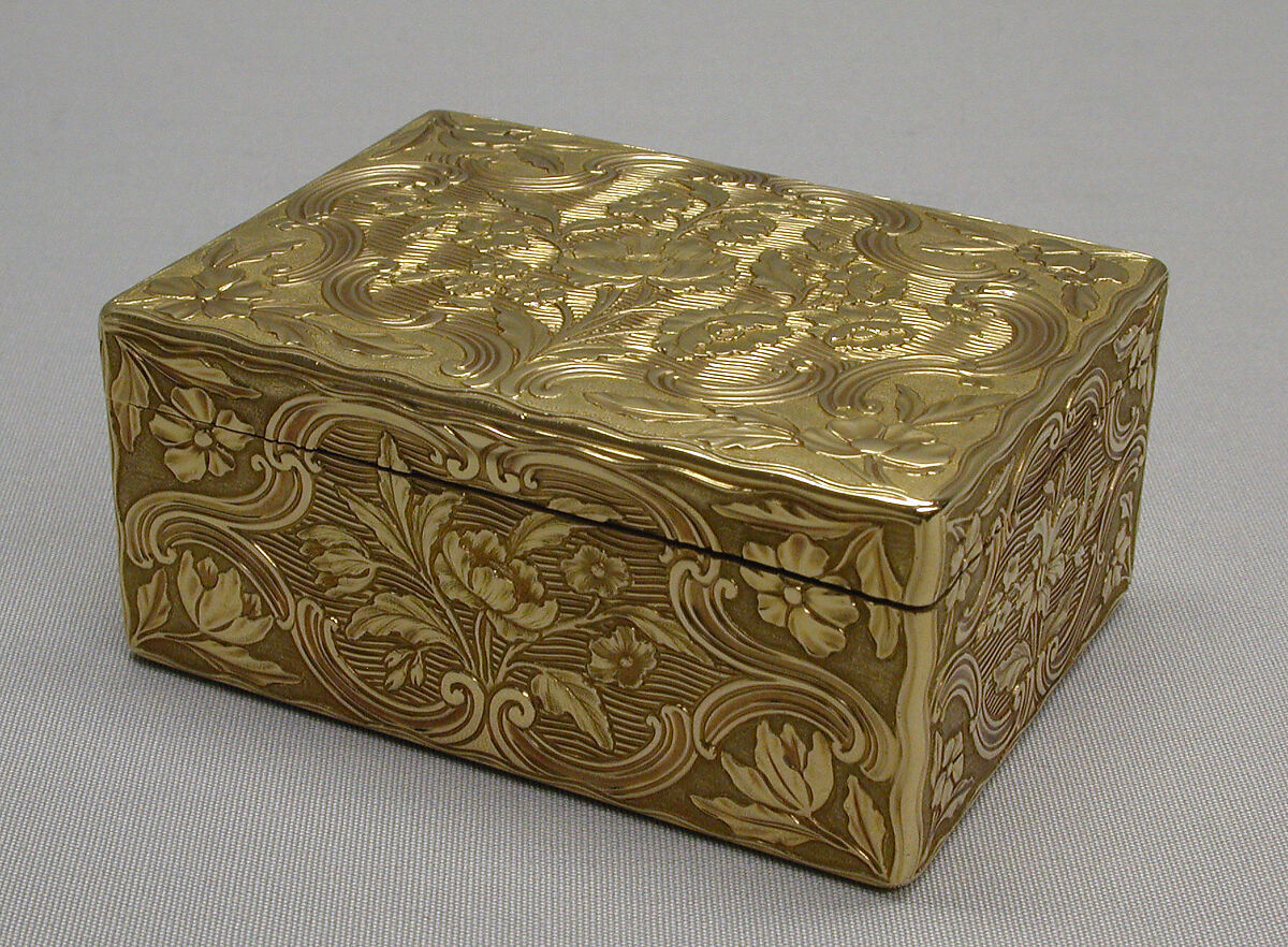 Snuffbox, Gold, French, Paris 