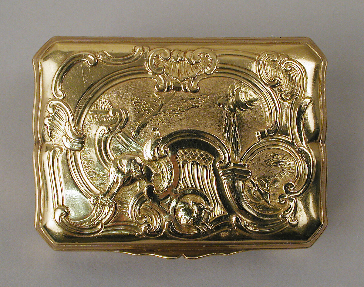 Box, Gold, French, Paris