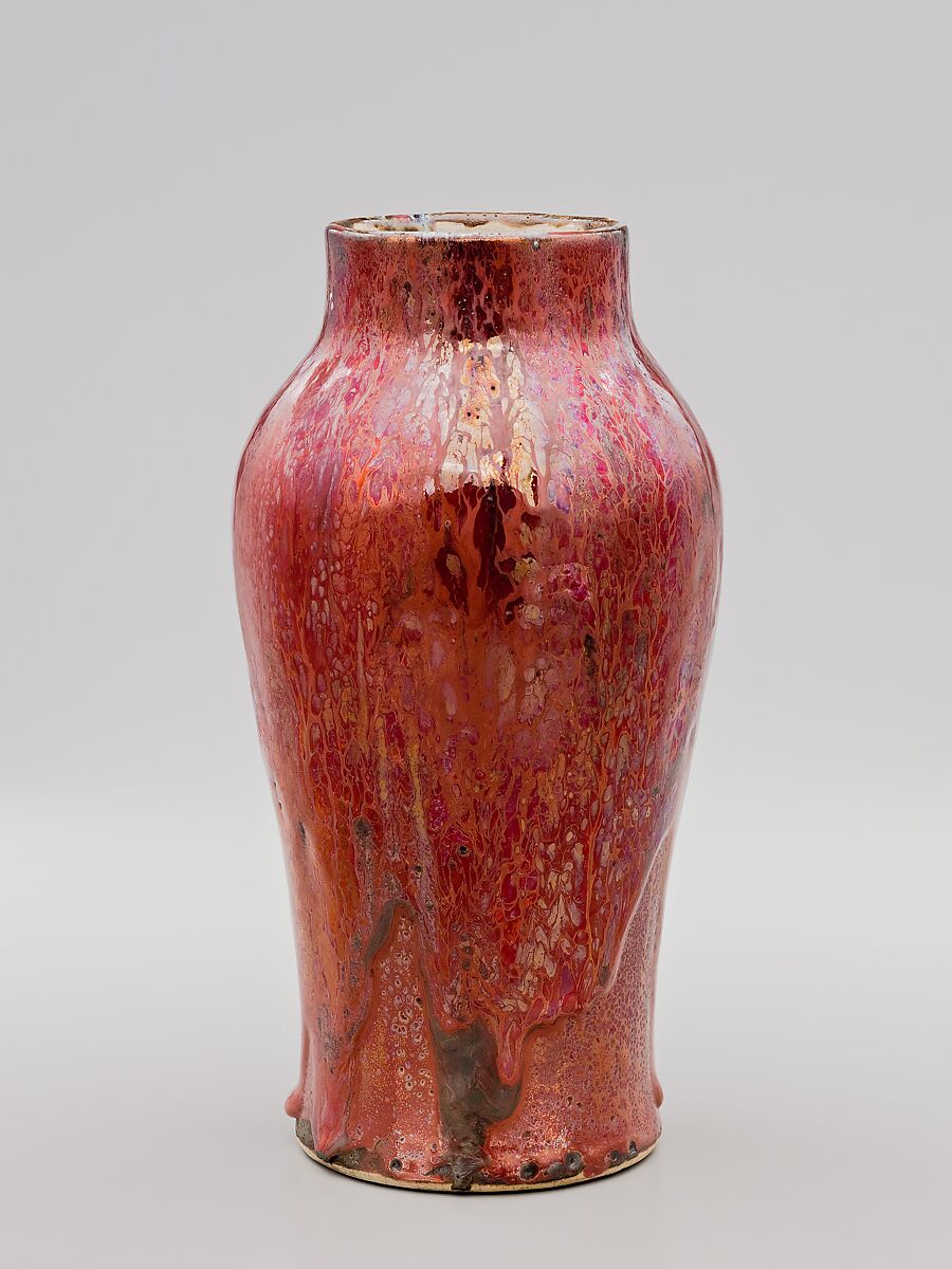 Vase, Dedham Pottery (1895–1943), Stoneware, American 