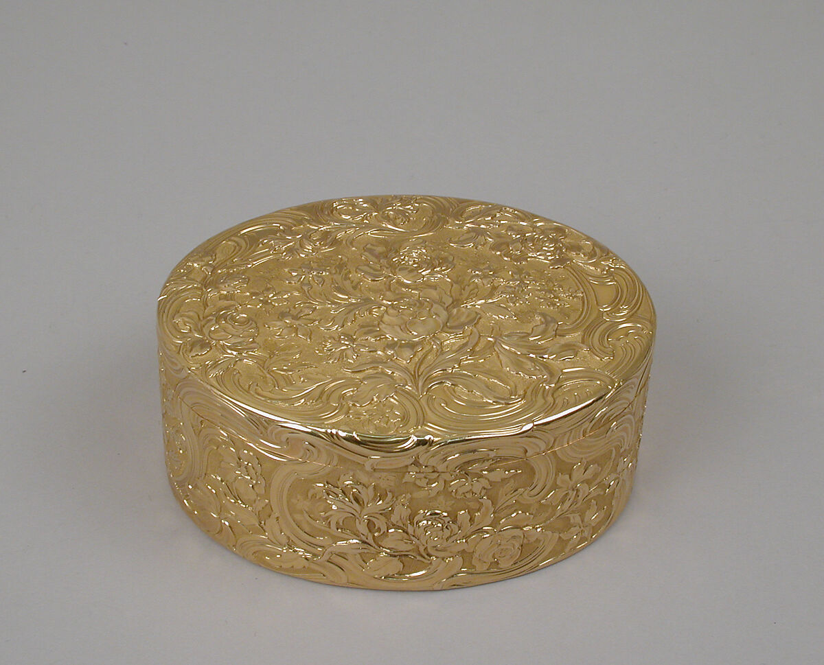 Snuffbox, Jean Moynat (French, master 1745, died 1761), Gold, French, Paris 