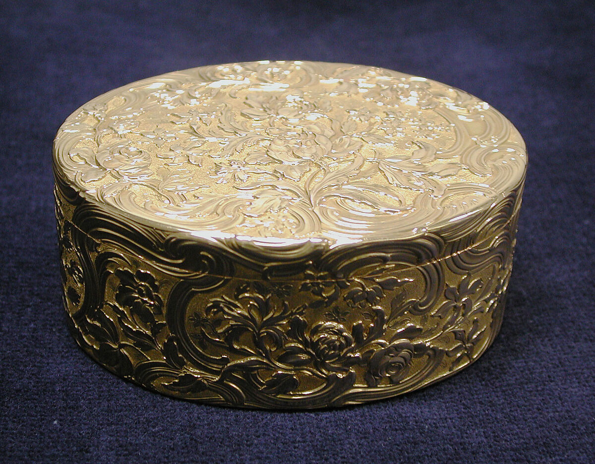 Snuffbox, Jean Moynat (French, master 1745, died 1761), Gold, French, Paris