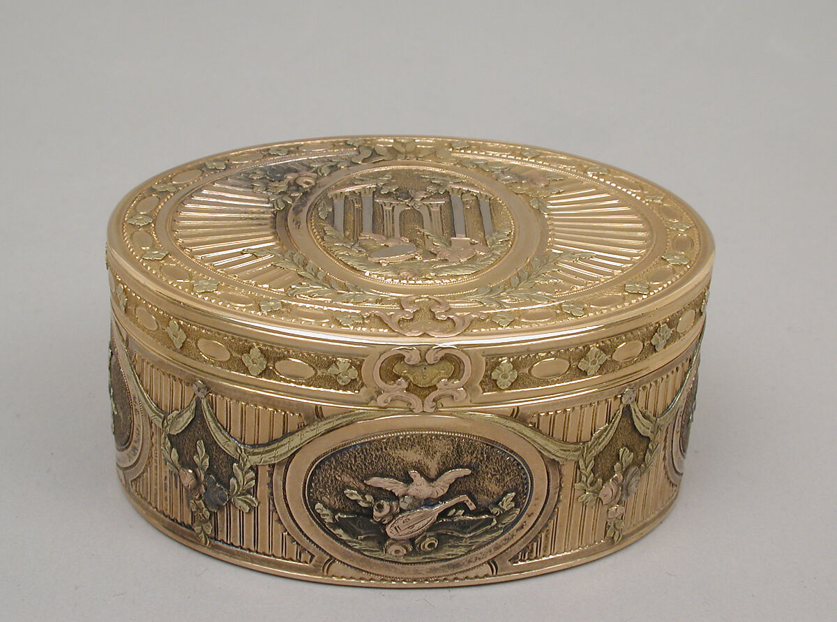 Snuffbox, D.M.C., Switzerland, Gold, Swiss