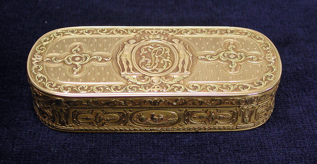 Box, Possibly by Pierre Blanchard, Gold, French, Limoges 