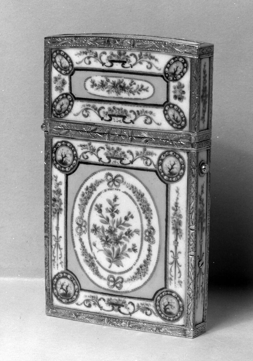 Souvenir, Gold, porcelain; ivory, French, Paris 
