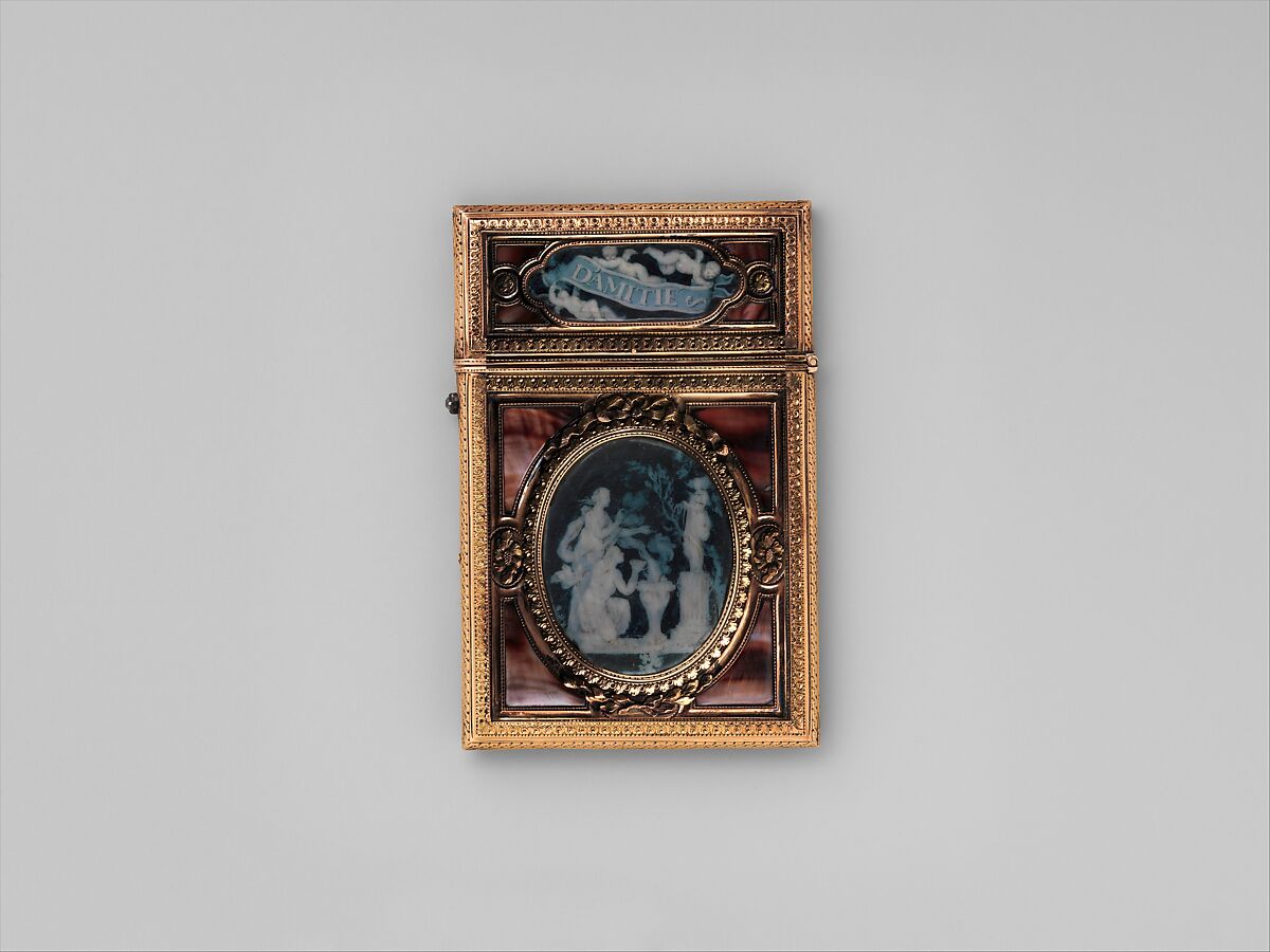 Souvenir, Gold, mother-of-pearl, diamond, French, Paris