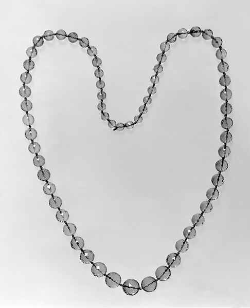 Necklace, Aquamarine, European